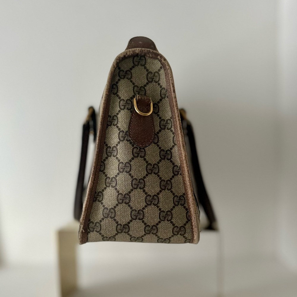 OFFERS!! Vintage Gucci Project Bag ! Gucci Top Handle Mini Boston Bag Beater - Picture 7 of 16